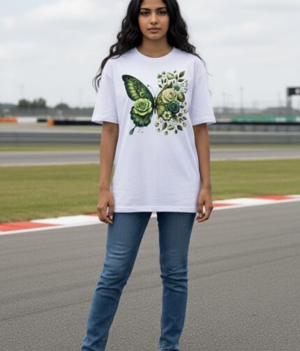 Women’s Dreamy Butterfly-03 Oversized Tee