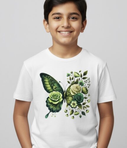 Boys Butterfly 01 HS T-shirt