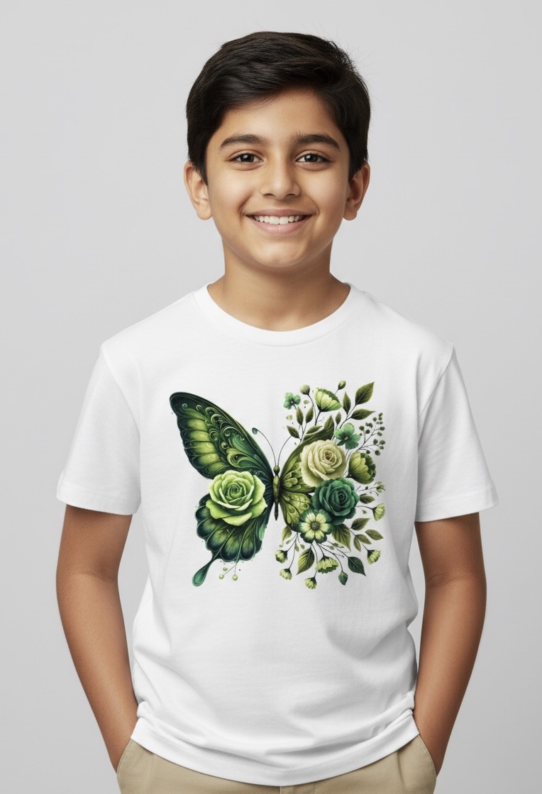 Boys Butterfly 01 HS T-shirt