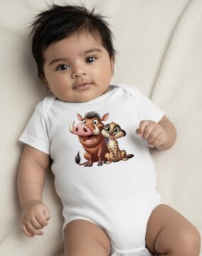 Kids Romper Pumbaa & Timon
