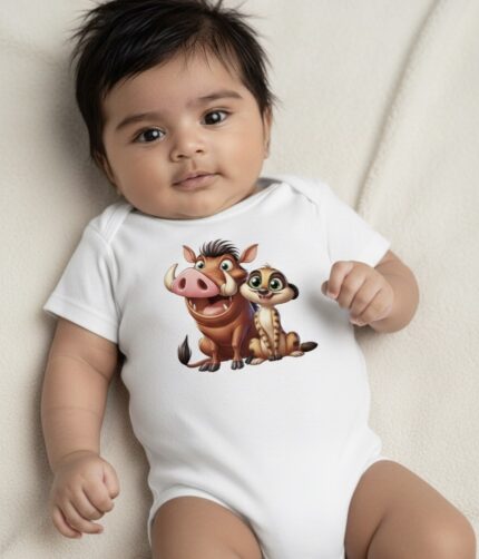 Kids Romper Pumbaa & Timon
