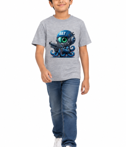 Kids 887 Robot Graphic T-Shirt