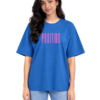 Unisex Oversized Hip Hop T-Shirt – 220 GSM Positive Vibe Front & Back Printed T-shirt - Thumbnail Image 5