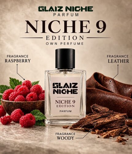Glaiz Niche NICHE 9 Edition Roseberry Woody Leather Eau de Parfum – 40ml