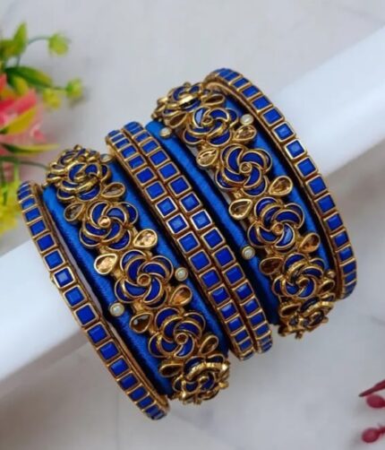 silk thread bangles - 10