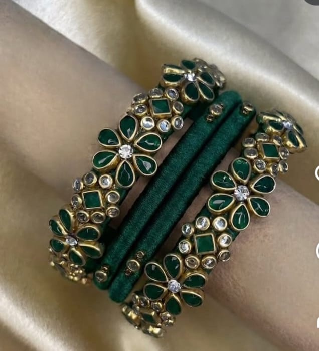 Silk Thread Bangles - Image 1