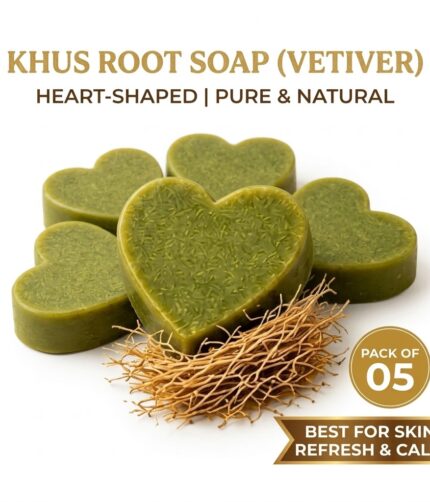 Khus Root Soap (Vettiver) Natural Soap Pack of 05