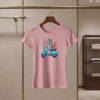 Women’s Tom & Jerry Scooter Riding Printed Round Neck Half Sleeve T-Shirt - Thumbnail Image 8