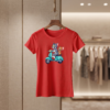 Women’s Tom & Jerry Scooter Riding Printed Round Neck Half Sleeve T-Shirt - Thumbnail Image 3