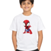Kids Unisex Regular Fit  spider man Graphic T-Shirt Half Sleeve Printed T shirt - Thumbnail Image 5