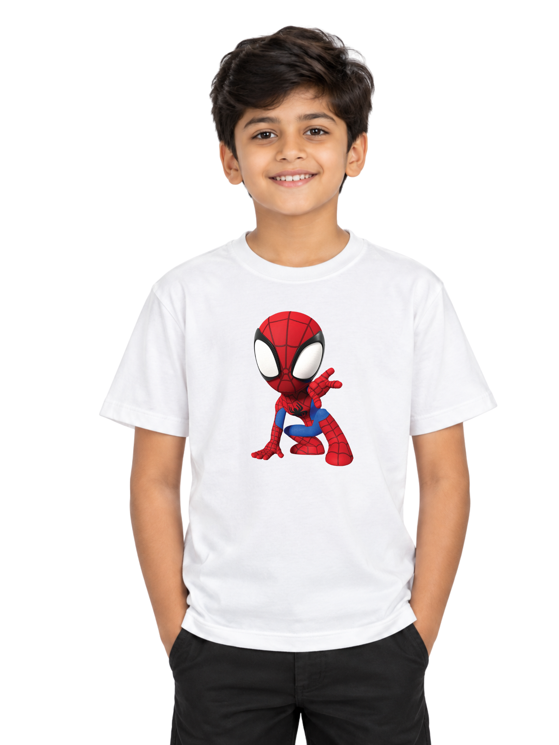 Kids Unisex Regular Fit  spider man Graphic T-Shirt Half Sleeve Printed T shirt - Image 5