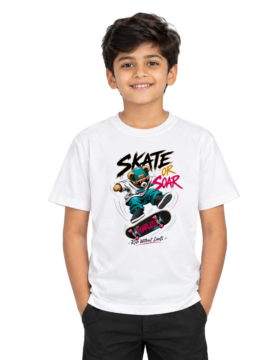 Kids Unisex Front Printed T shirt