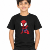 Kids Unisex Regular Fit  spider man Graphic T-Shirt Half Sleeve Printed T shirt - Thumbnail Image 6