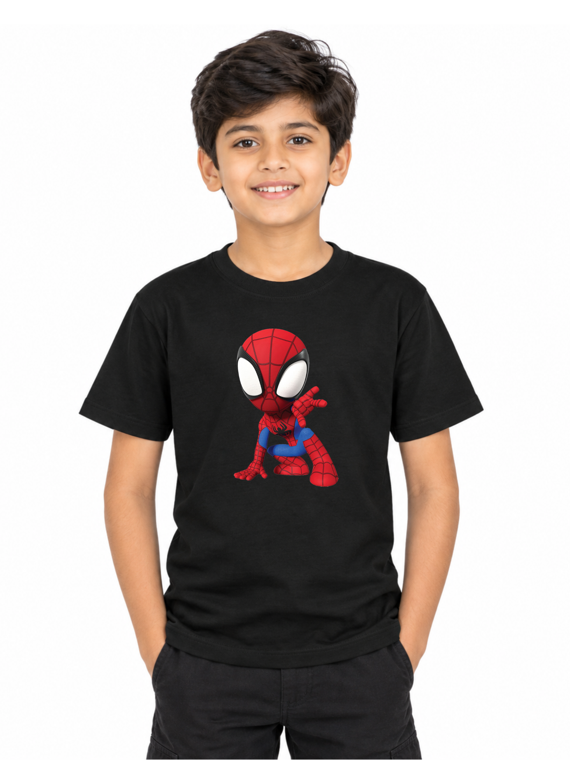Kids Unisex Regular Fit  spider man Graphic T-Shirt Half Sleeve Printed T shirt - Image 6