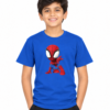 Kids Unisex Regular Fit  spider man Graphic T-Shirt Half Sleeve Printed T shirt - Thumbnail Image 2