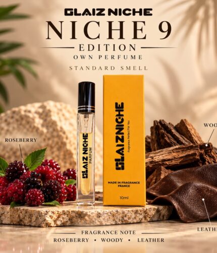 Glaiz Niche NICHE 9 Edition Roseberry Woody Leather Eau de Parfum – 10ml