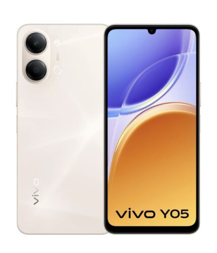 Vivo Y05 4G Smartphone – 4GB RAM, 64GB Storage - Straw Gold