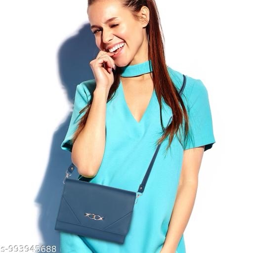 Altair Women's Solid Flap Sling Bag for Women | Stylish Crossbody Sling Purse with Magnetic Flap Closure | Adjustable Shoulder Strap | Multi-Compartment Ladies Handbag for Office, College, Shopping, Travel & Daily Use - Image 2
