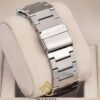 Men's Steel Band Round Shape Buckle Clasp Casual wear Analogue Date Function Watch Silver Color Strap and Dial Blue Color - Thumbnail Image 3