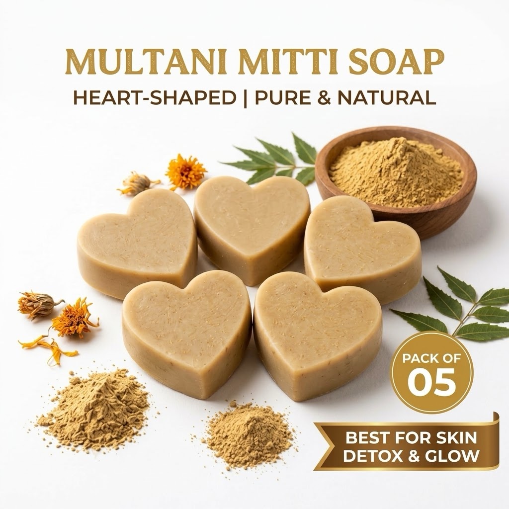Multani Mitti Soap Pack of 05 - Image 1