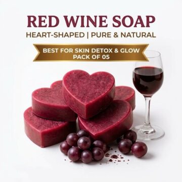 Red Wine Soap Natural Soap Pack of - 05