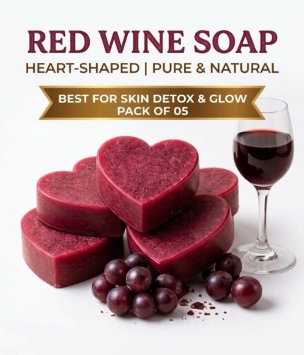 Red Wine Soap Natural Soap Pack of - 05