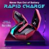 HOPPUP Xo6 Gaming Earbuds with 35MS Low Latency, RGB LED, 13MM DRIVERS & 50H PlayTime Bluetooth (Red, True Wireless) - Thumbnail Image 4
