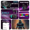 Hoppup Xo6 Gaming Earbuds with 35MS Low Latency, RGB LED, 13MM DRIVERS & 50H PlayTime Bluetooth (Black, True - Thumbnail Image 4