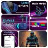 HOPPUP Xo6 Gaming Earbuds with 35MS Low Latency, RGB LED, 13MM DRIVERS & 50H PlayTime Bluetooth (Cobalt Blue, True Wireless) - Thumbnail Image 2