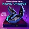 HOPPUP Xo6 Gaming Earbuds with 35MS Low Latency, RGB LED, 13MM DRIVERS & 50H PlayTime Bluetooth (Cobalt Blue, True Wireless) - Thumbnail Image 4