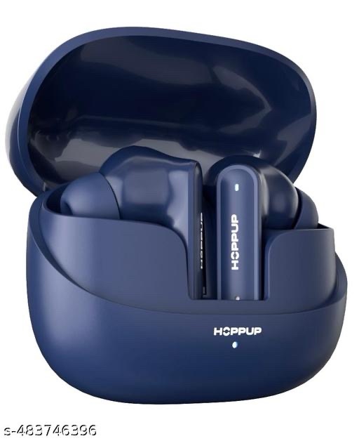 Hoppup AirDoze F51 Earbuds with 40H PlayTime, 40MS Low Latency, AI ENC & 5.4v Bluetooth (Navy Blue, True Wireless) - Image 1