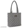Dixon Casual Canvas Fabric Shoulder Trendy Design Handheld Tote Bag For Women - Thumbnail Image 1