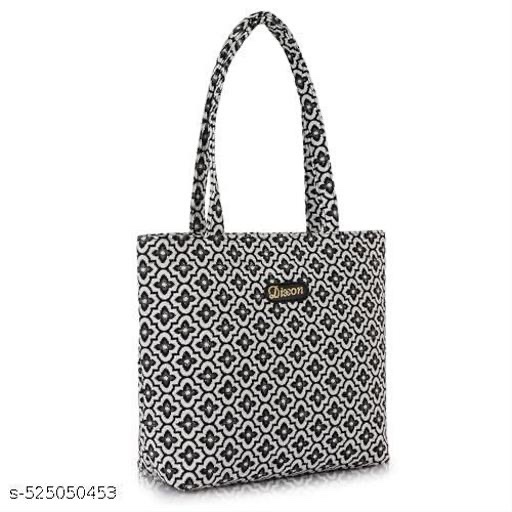 Dixon Casual Canvas Fabric Shoulder Trendy Design Handheld Tote Bag For Women - Image 1