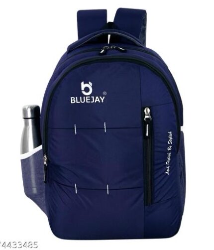 Bluejay Size: Navy Blue M (15-30L) Stylish and Trendy College backpacks for Boys And Girls