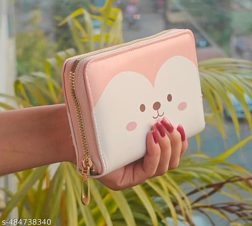 Women Wallet Clutch Purse Long Zipper Wallets - Image 2