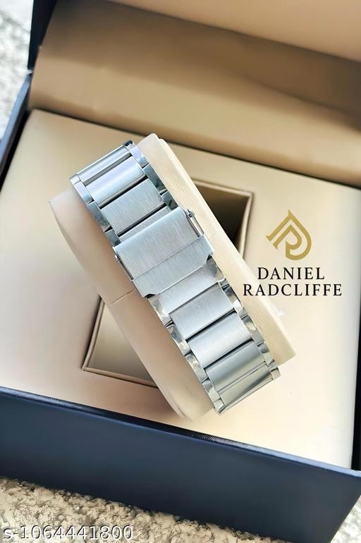 Daniel Radcliffe Men’s Analog Watch | Premium Quality | Adjustable Chain Strap | Secure Lock | Free Size | Stylish Wrist Watch for Men - Image 4